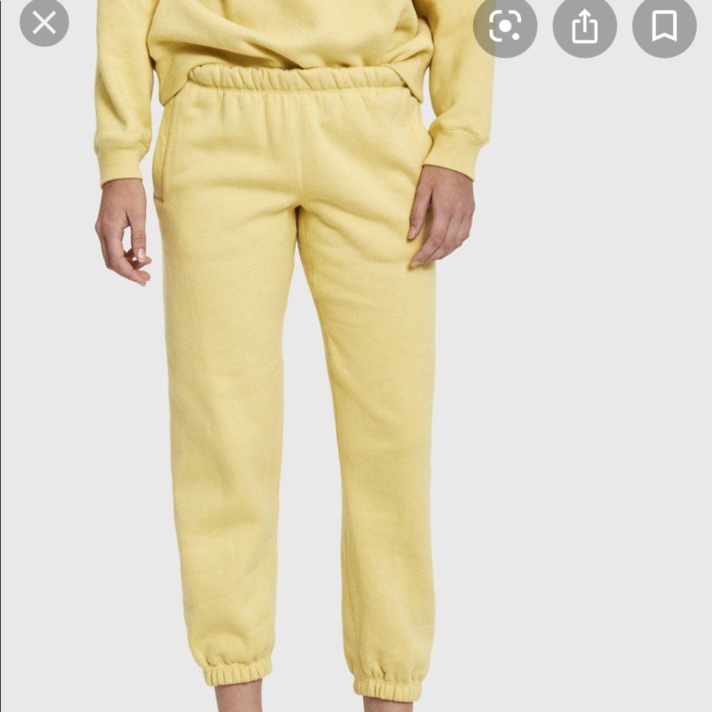 Entireworld Matching Mustard Sweatshirt & Pants